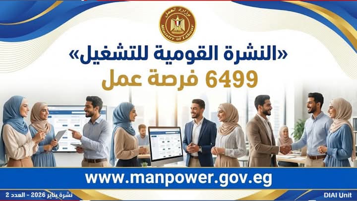 6500 وظيفة في لمختلف محافظات خلال يناير وفبراير 2026