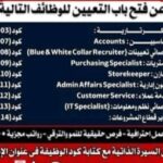 اعلان وظائف خالية للمؤهلات العليا والدبلومات والإعدادية لمختلف التخصصات 2026