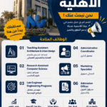 وظائف جامعة النيل الأهلية 2026 لجميع التخصصات | وظائف أكاديمية وإدارية برواتب مميزة